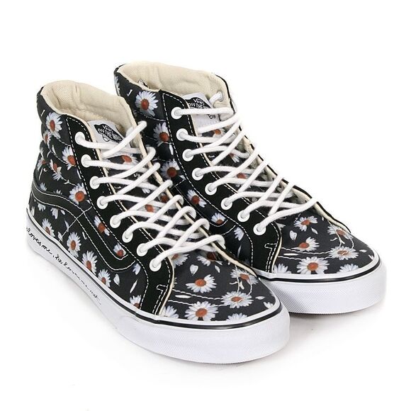 VANS Sk8-Hi Slim “ He Loves Me” Daisy chain Floral Sneakers – Women’s 9.5 - Picture 2 of 7